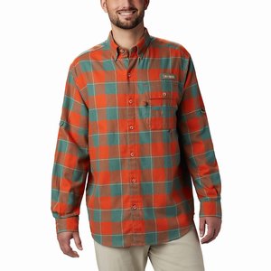 Columbia PHG Sharptail™ Flannel Herr Orange/Gröna (LNFCV8174)